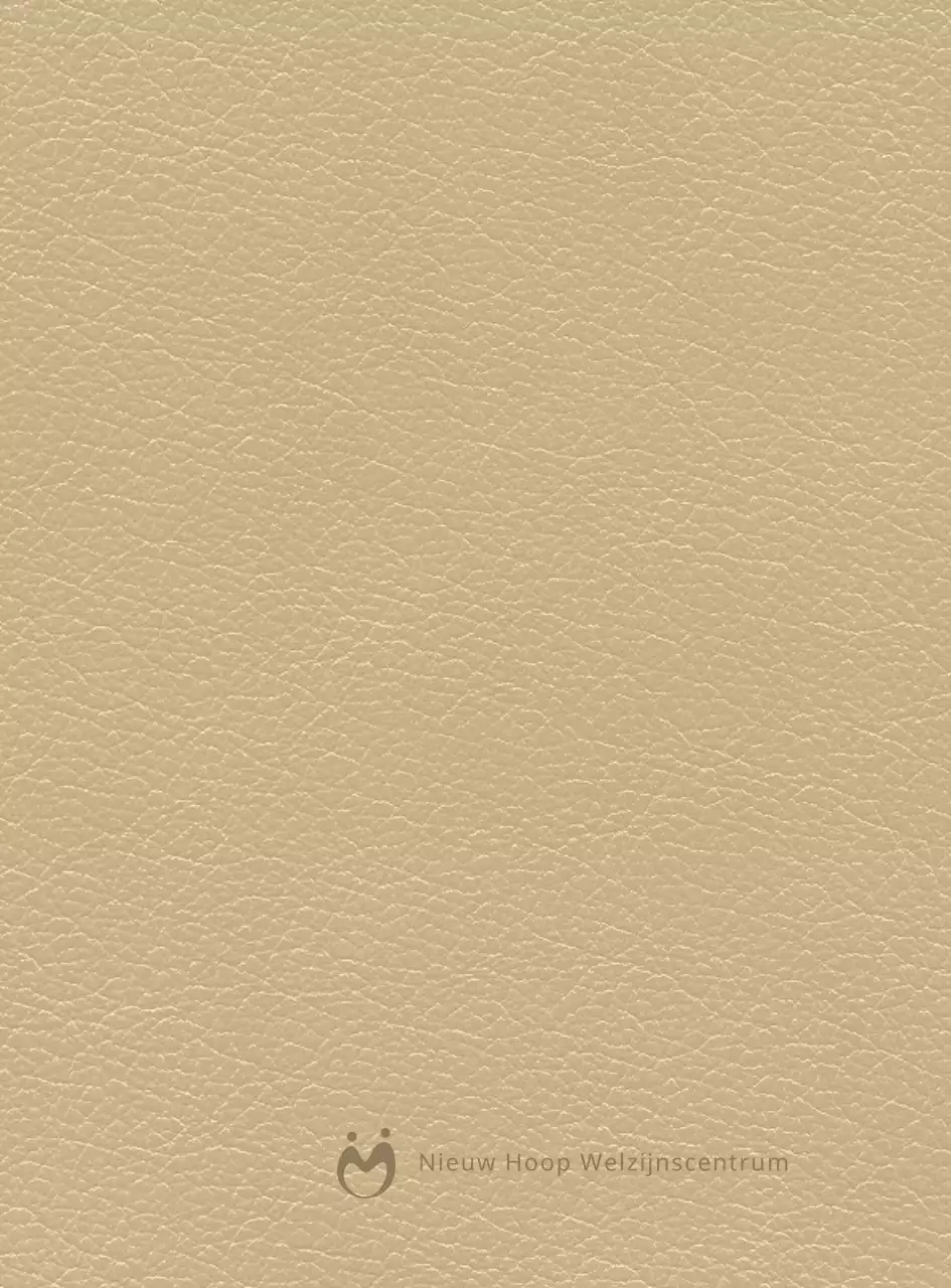 Agenda met de naam en het logo van het welzijnscentrum