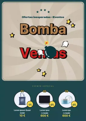 Promueva una superventa ecológica de inspiración vintage