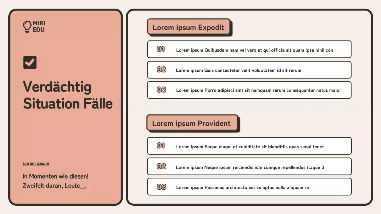  Minimalistischer beige-oranger Schulungsleitfaden zur Betrugsbekämpfung