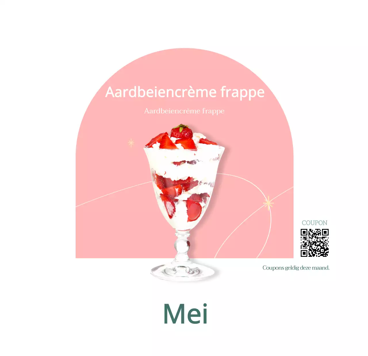 Cafékalender met aanbevelingen voor drankjes van de maand