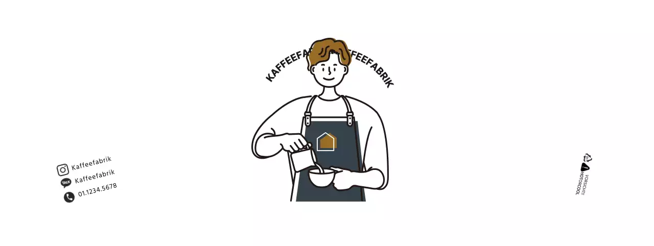 Einfacher weißer Barista-Café-Tassenhalter