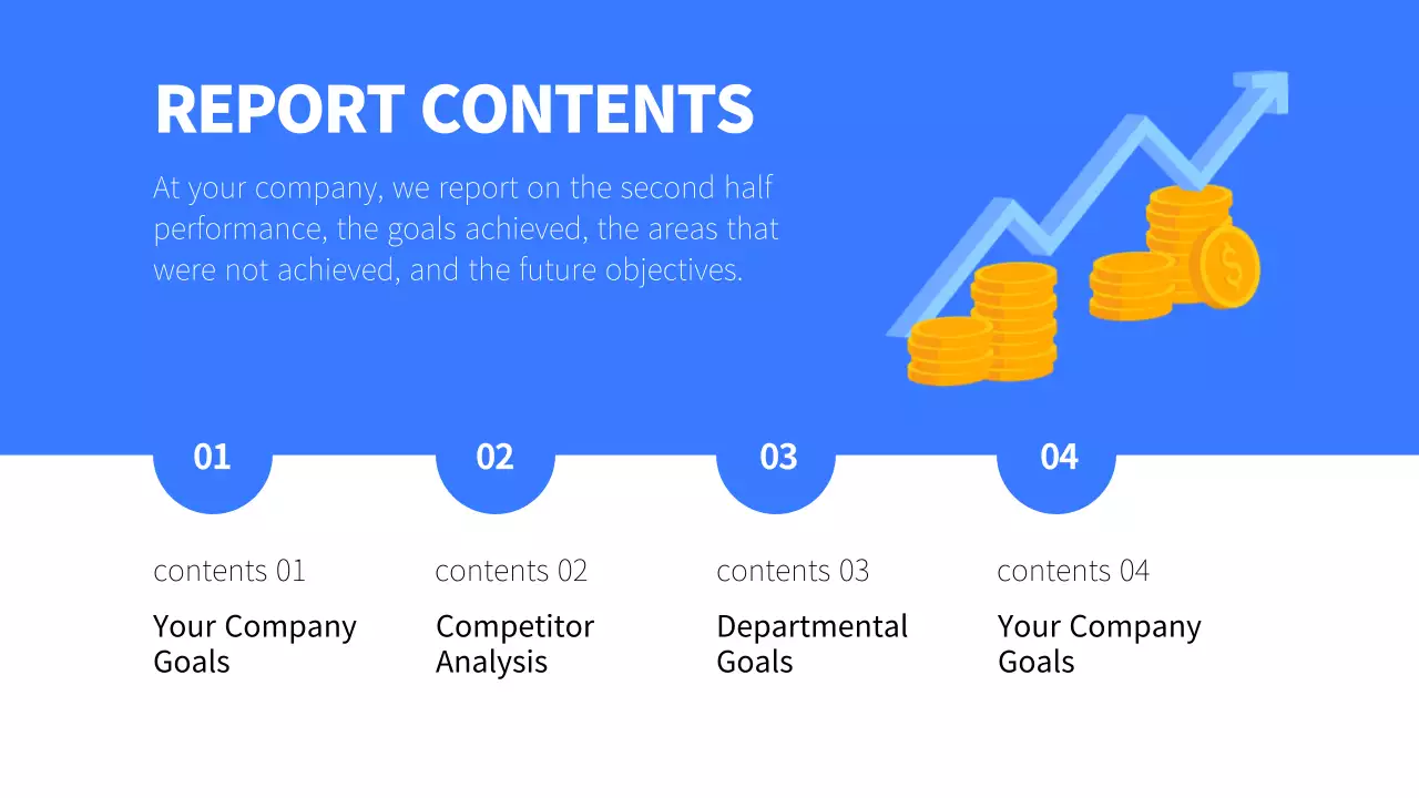 Blue Modern Business Report Presentation