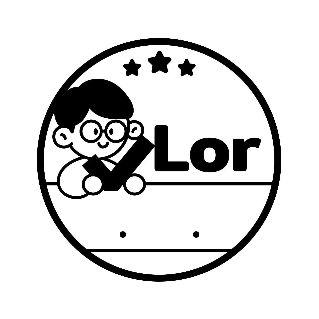 Voor het controleren en verifiëren van huiswerk met zwarte sterren en eenvoudige menselijke illustraties