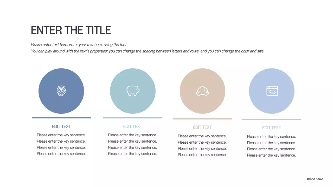 Blue Minimal Business Plan Infographic