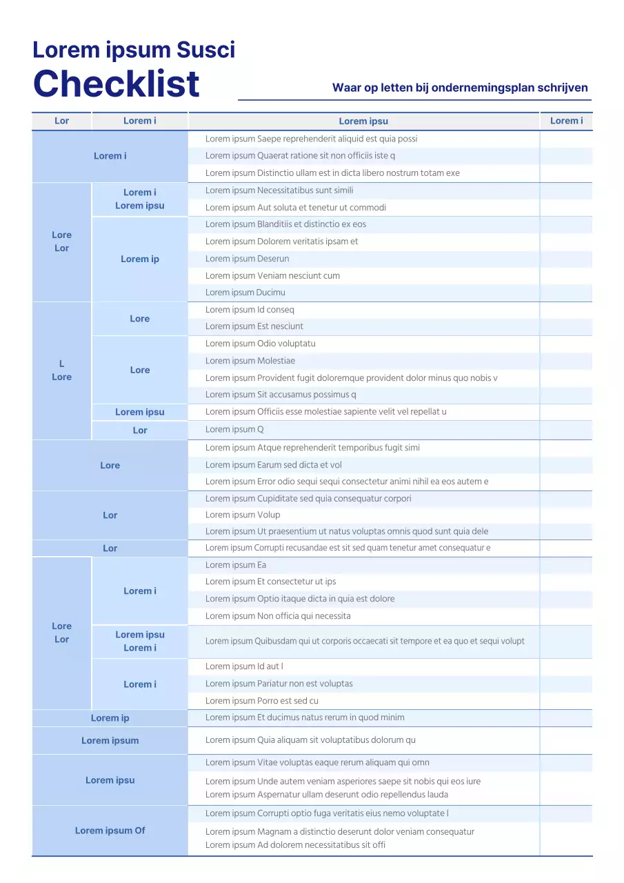 Checklist voor het voorbereiden van een bedrijf op het creëren van een blauwgekleurd industrieterrein