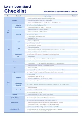 Checklist voor het voorbereiden van een bedrijf op het creëren van een blauwgekleurd industrieterrein