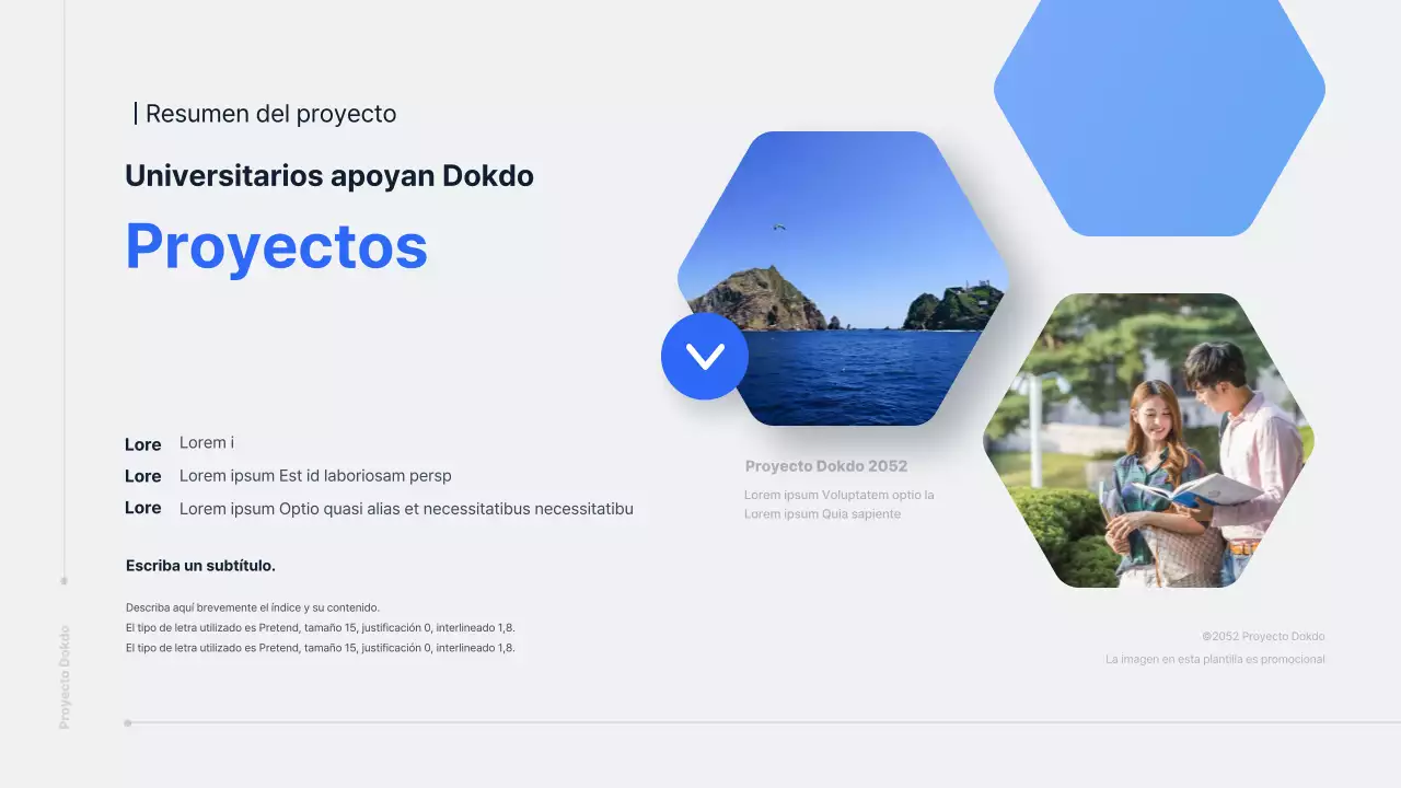 Presentación del Proyecto de Defensa Azul y Gris de Dokdo