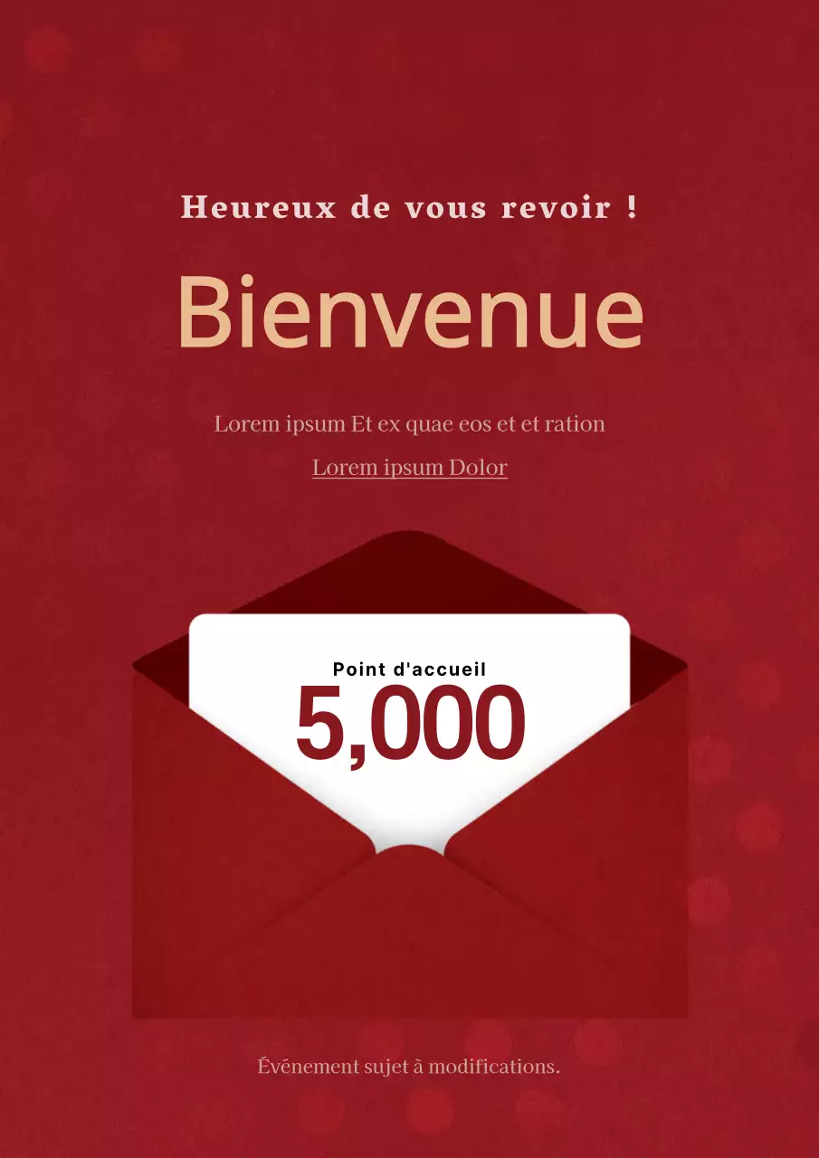 Promouvoir des offres de réduction auprès des membres dormants grâce à un concept de classe avec des enveloppes rouges.