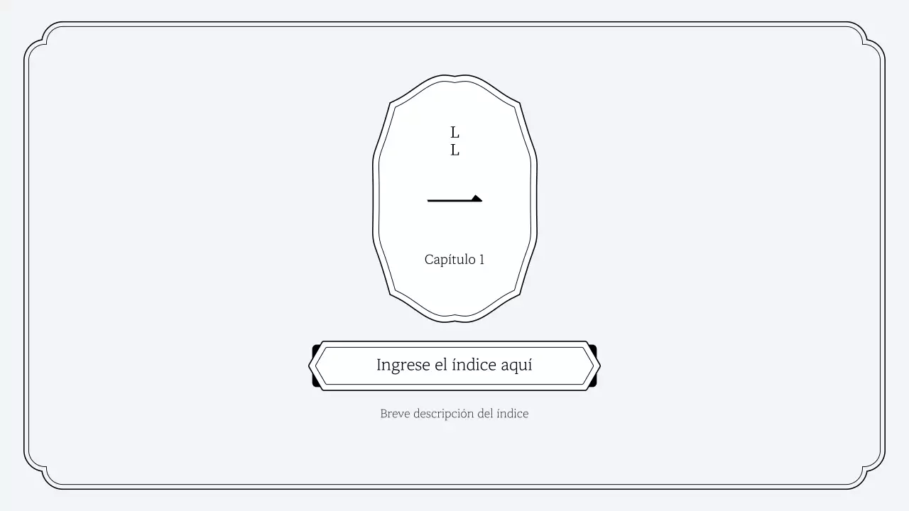 Kit de presentación sencillo de estilo oriental