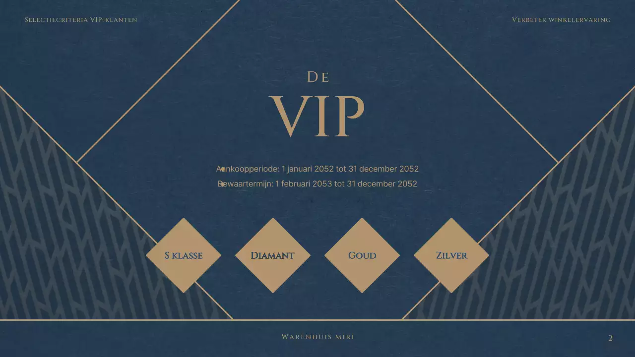 Een luxueuze VIP-club van een warenhuis in rood en marineblauw