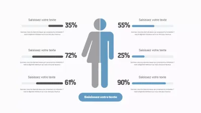 Tableau des personnes simple en bleu clair et gris