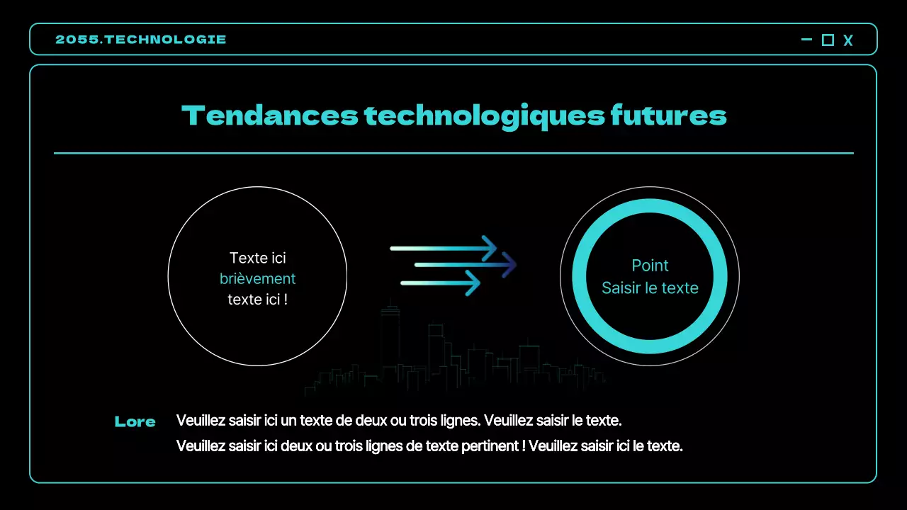 Des accents néon noirs et bleus pour anticiper les futures tendances technologiques