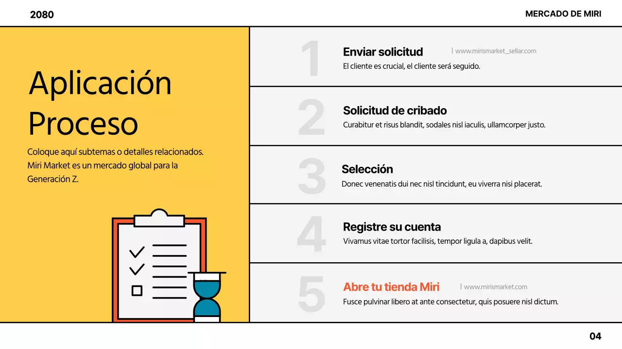 Guía para crear un mercado de colores