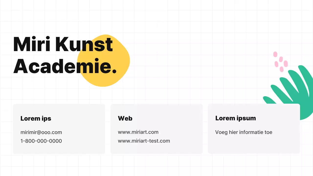 Een leuke abstracte illustratie met levendige kleuren om het ondernemingsplan en lesprogramma van je school te introduceren