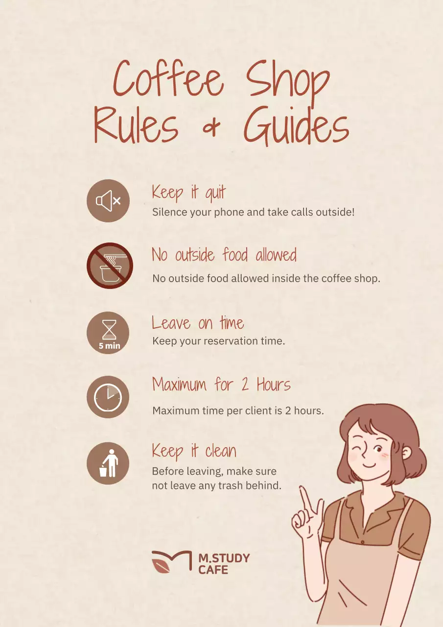 Beige Simple Coffee Guideline