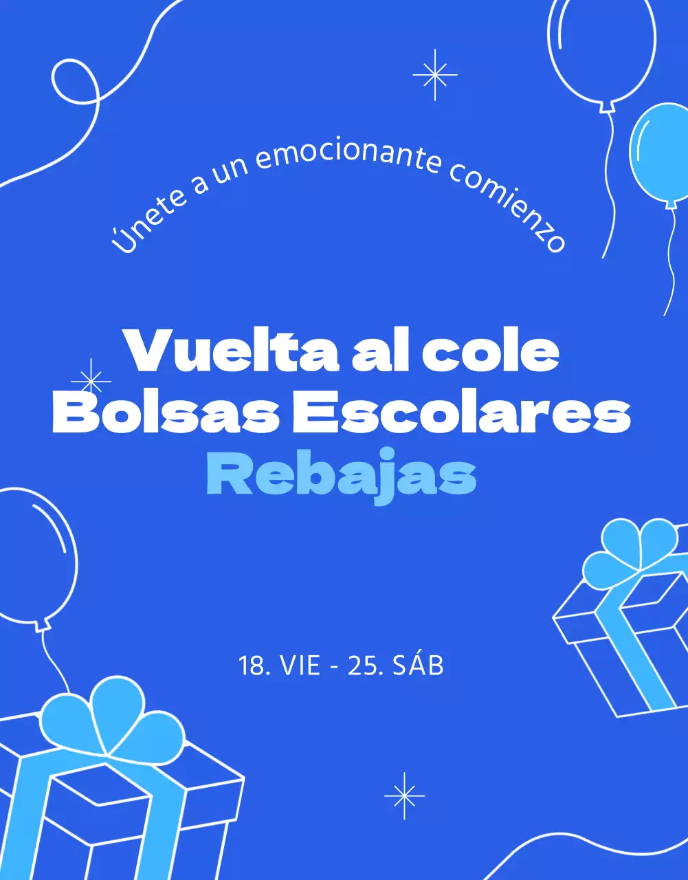 Venta de ilustración azul de líneas puras