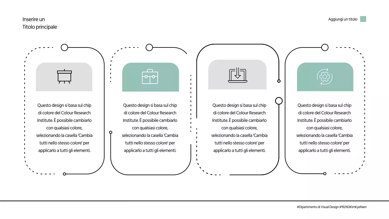 Chip colorato, verde