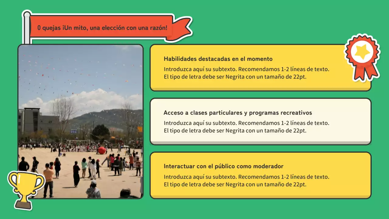 Un portafolio para artistas de la industria del espectáculo con un simpático concepto de pegatinas rojas y verdes