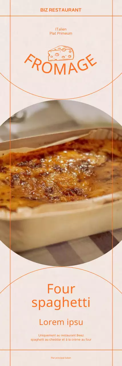 Mettez en valeur le menu de votre formulaire grâce à une présentation simple, axée sur les lignes.