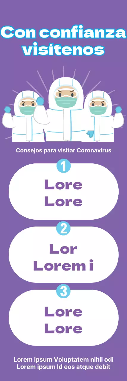 Visita segura a Purple Corona