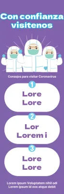 Visita segura a Purple Corona