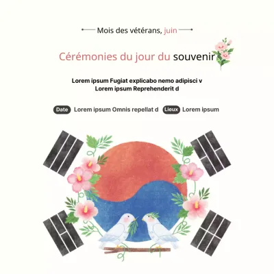 Une cérémonie blanche et propre à l'occasion du Memorial Day pour le mois des vétérans