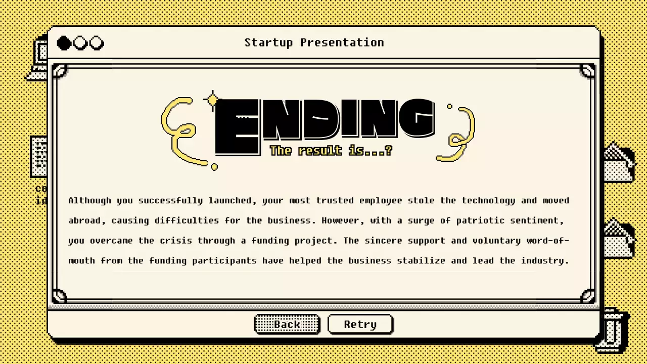 Yellow Retro Startup Guide Presentation