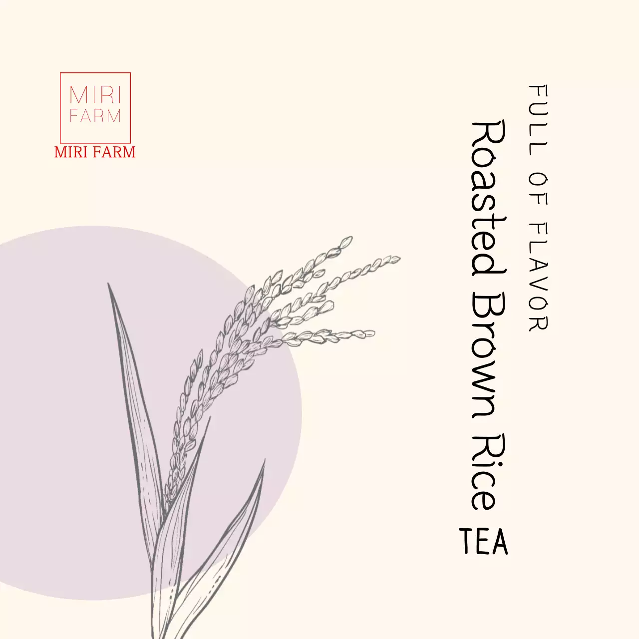 Beige Minimalist Tea Advertisement Instagram Post