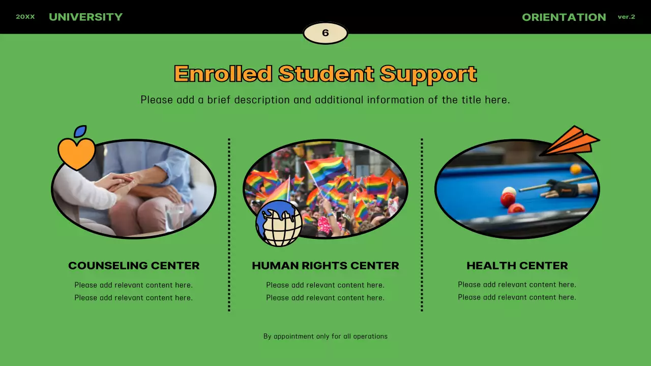 Blue Modern University Guide Presentation