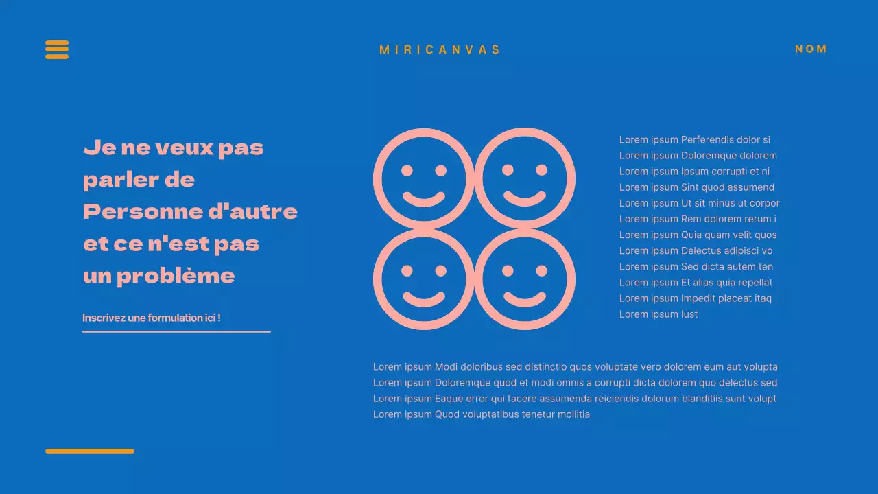 Des présentations uniques