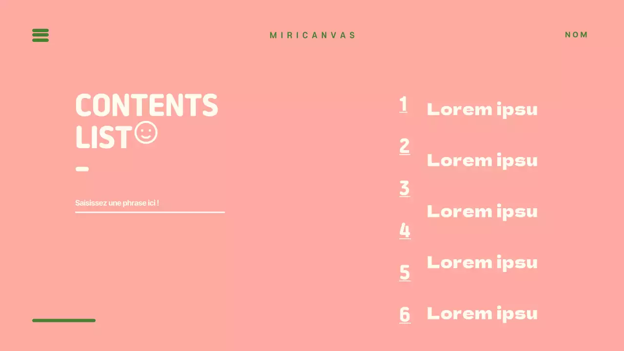 Des présentations uniques