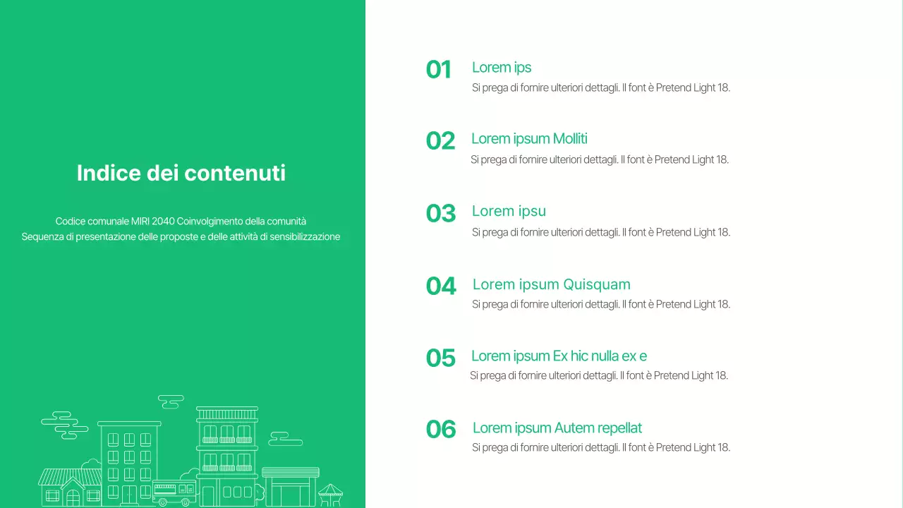 Promuovere eventi comunali semplici e verdi