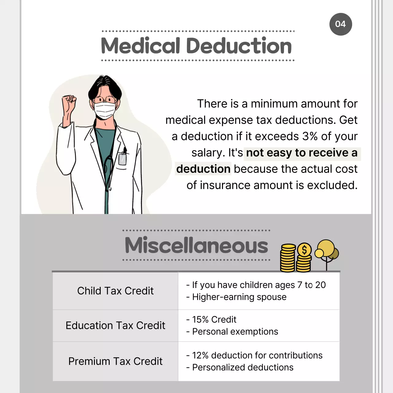 Orange Simple Tax Guide Instagram Carousel