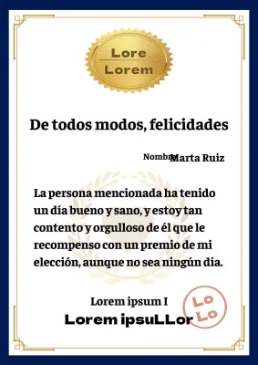 Complementa el evento con detalles en azul marino y dorado