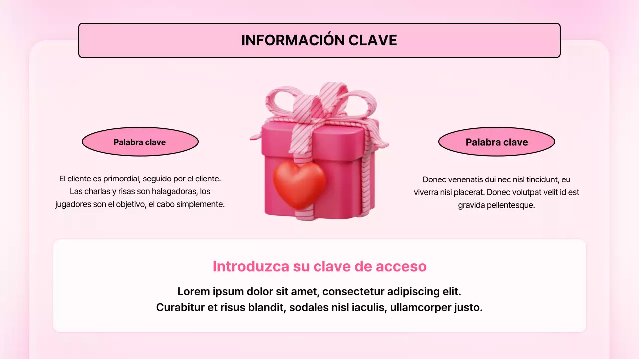 Rosa ilustración 3D lindo plan de San Valentín