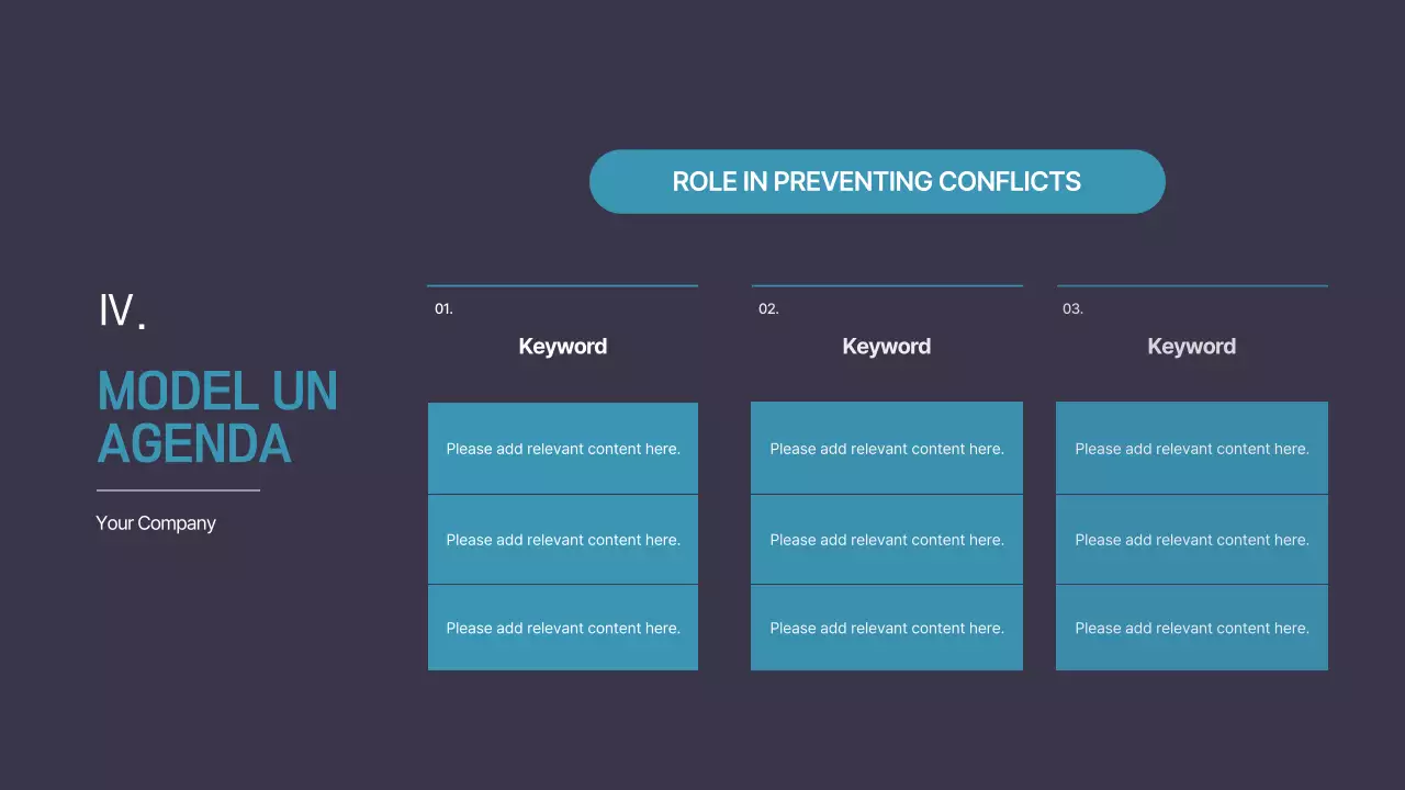 Presentasi Panduan Konferensi Blue Modern