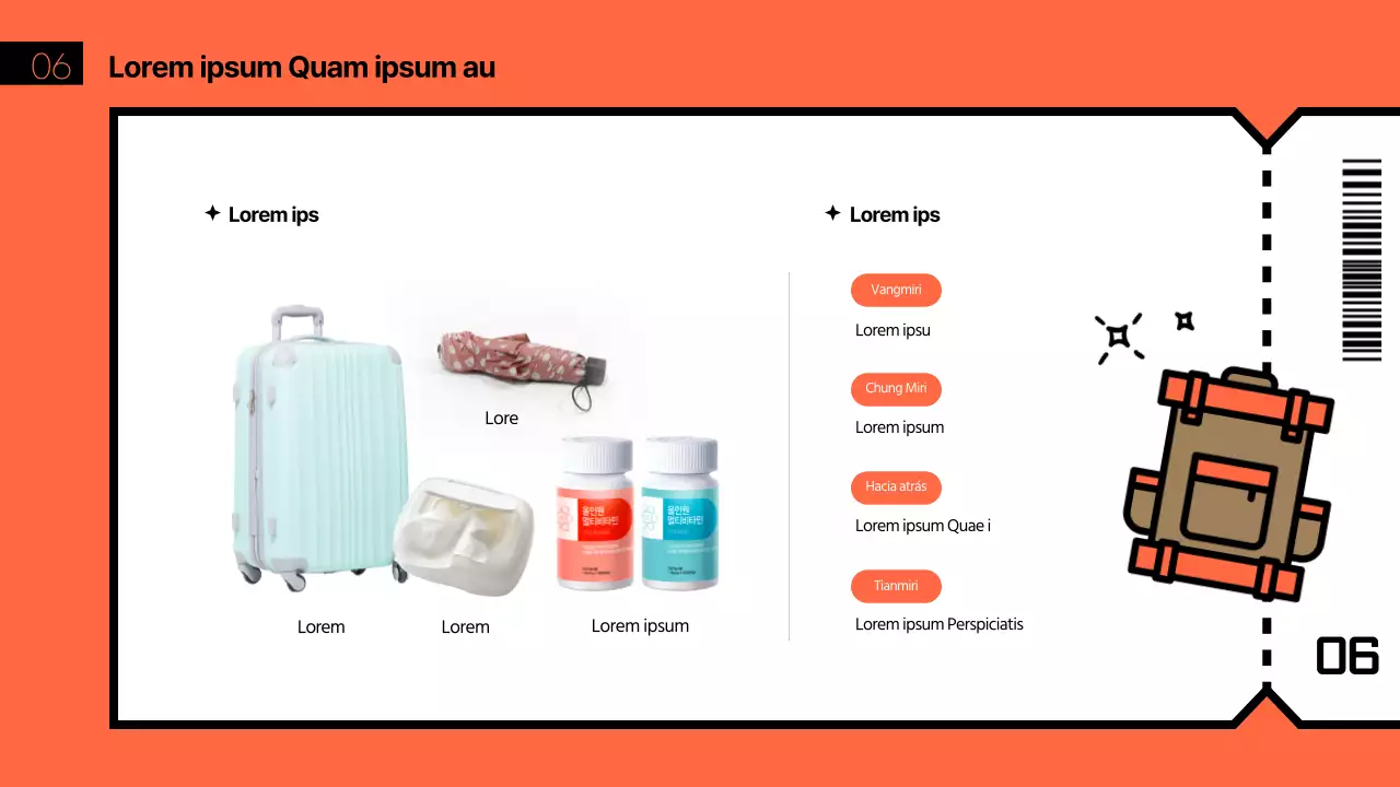 Tema de viaje verde y azul