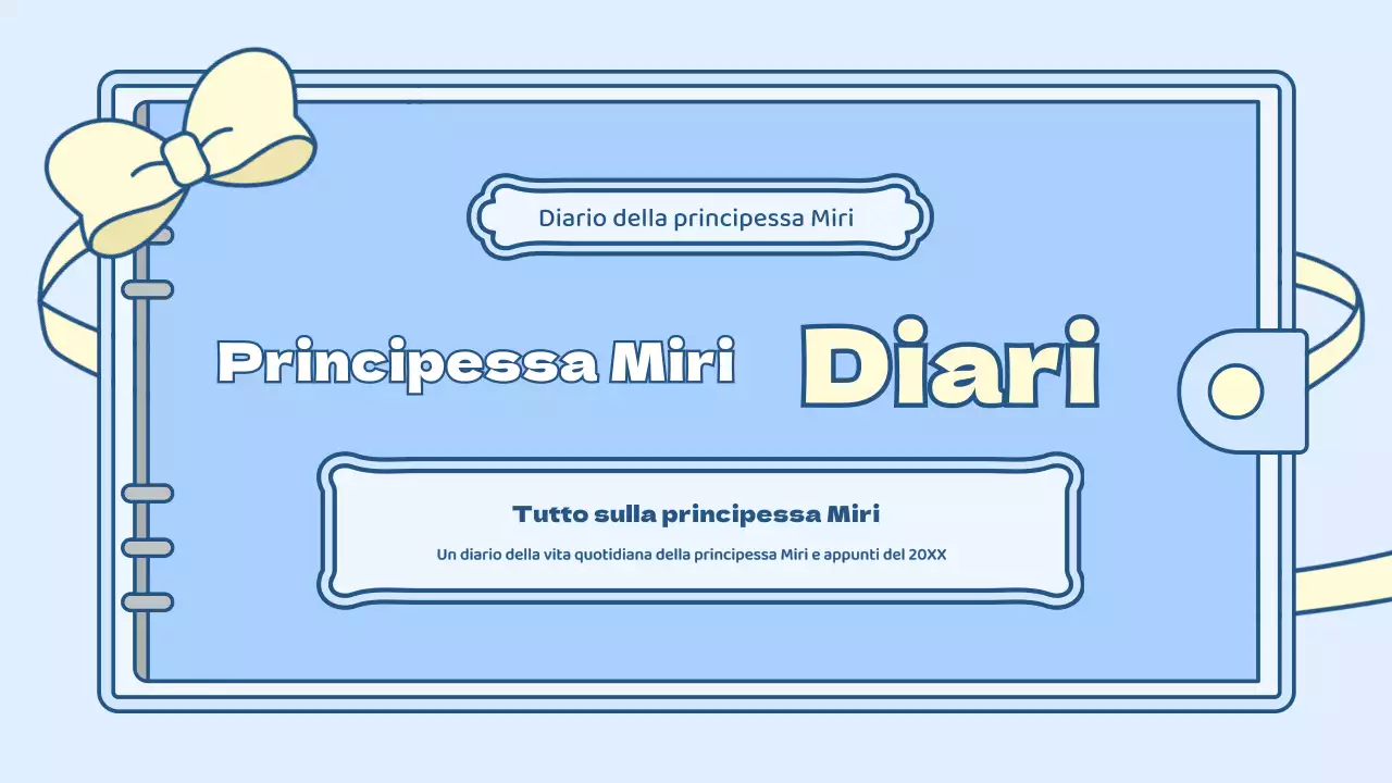 Simpatico kit di presentazione del concetto di agenda in azzurro e verde