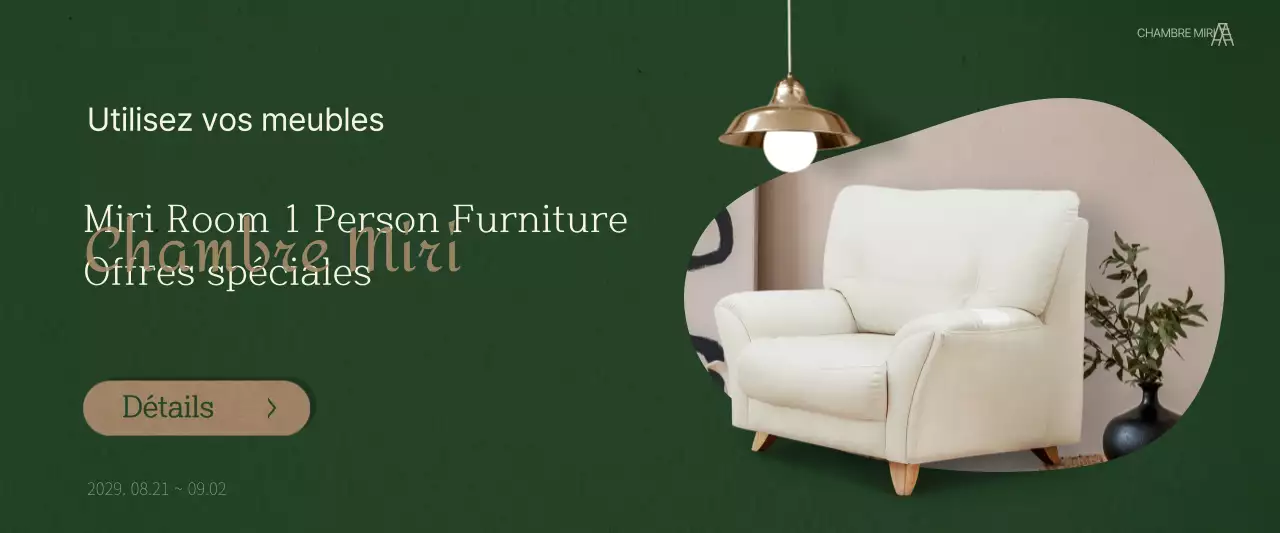 Économisez sur les intérieurs verts et bruns