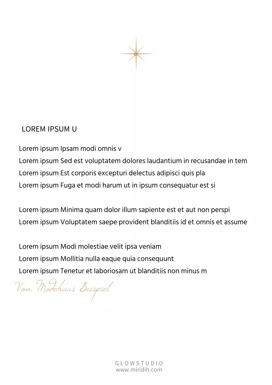 Elegantes Design-Poster in weißer Farbe zur Kundenanerkennung