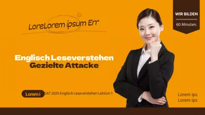 Orange Brown English Reading Comprehension Online