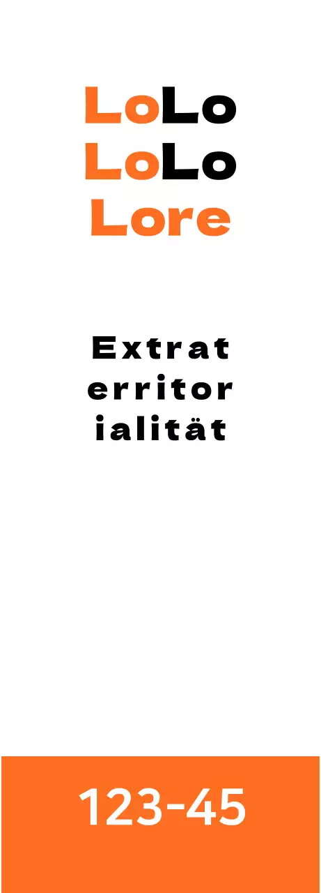 Werben Sie für Ihre Immobilie in Schwarz und Orange