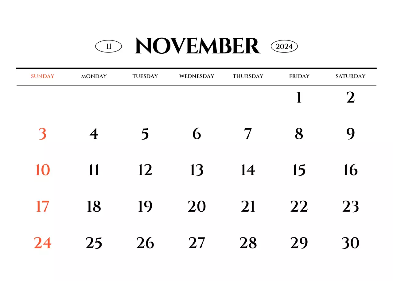 Simple style wall calendar with black and white emotional travel photography concept