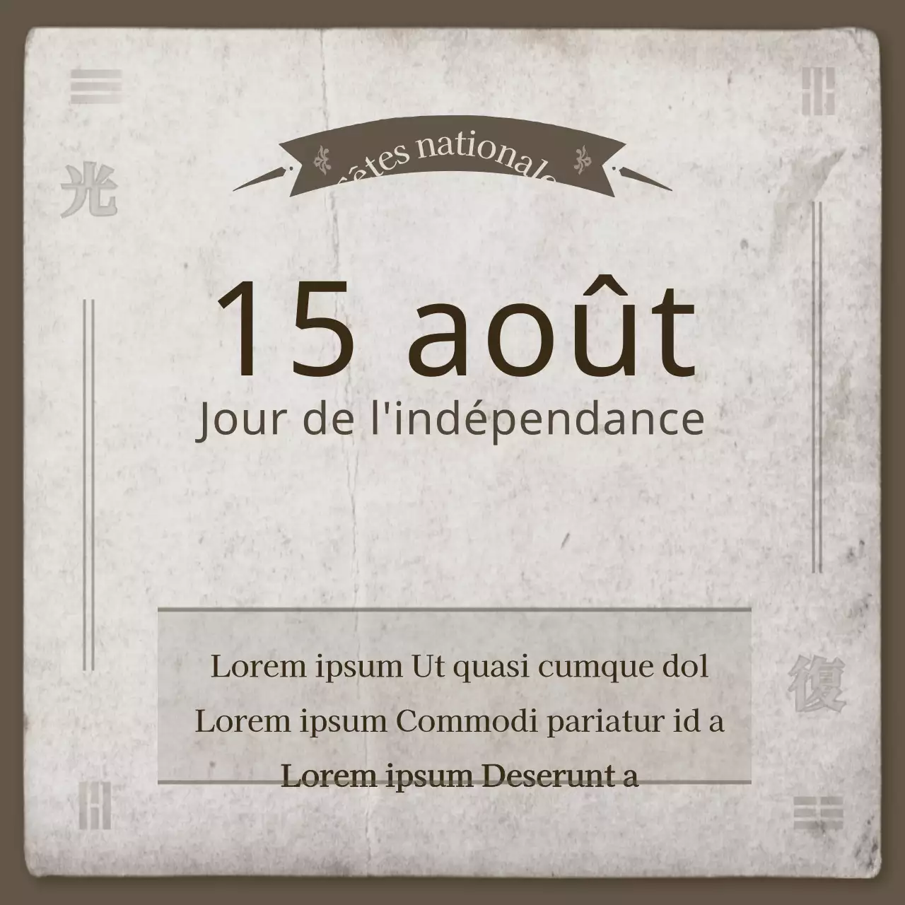 Histoires du jour de la libération