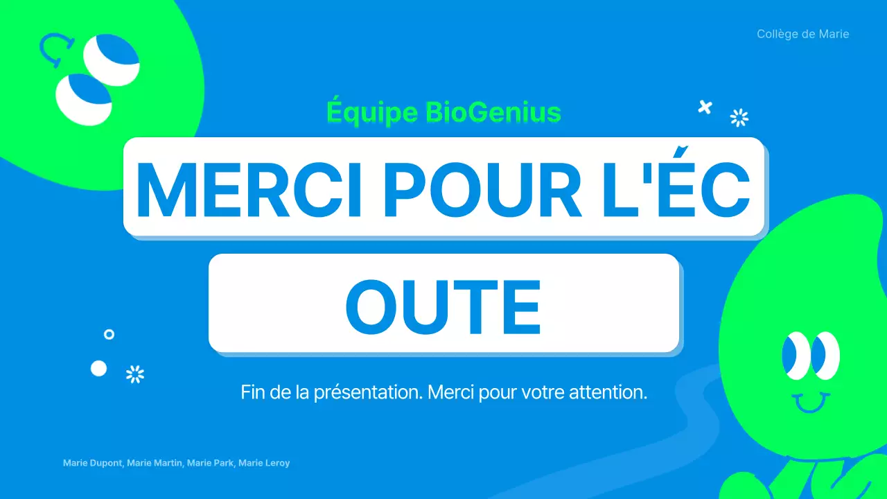Rapport d'expérience scientifique d'un mignon personnage en bleu et vert lime