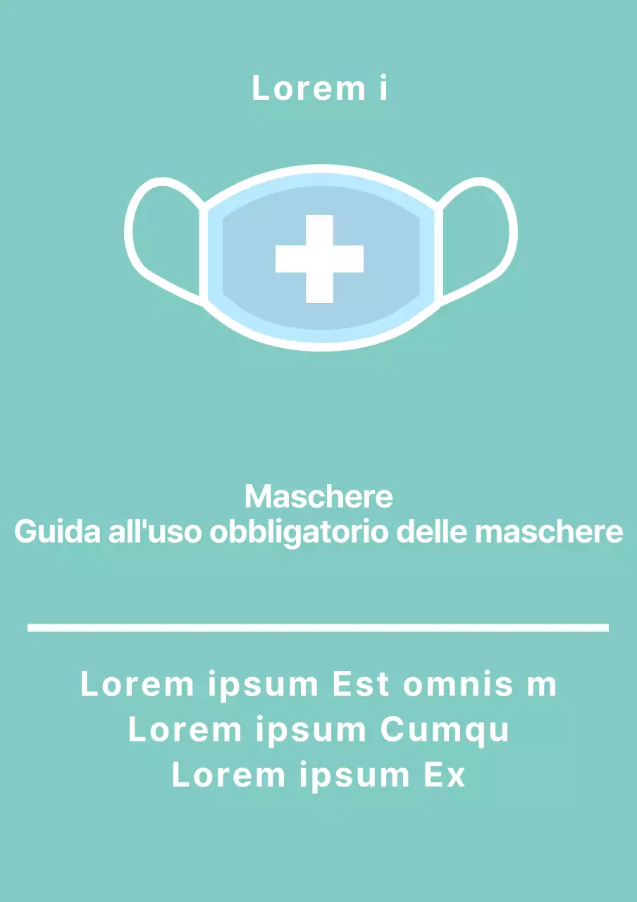 Istruzioni per il montaggio della maschera in acrilico color menta