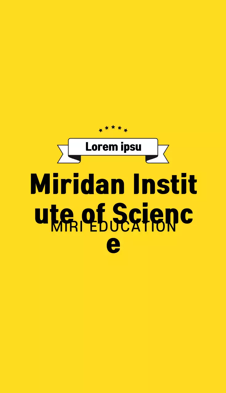 Danh thiếp quảng cáo giáo dục hiện đại màu vàng