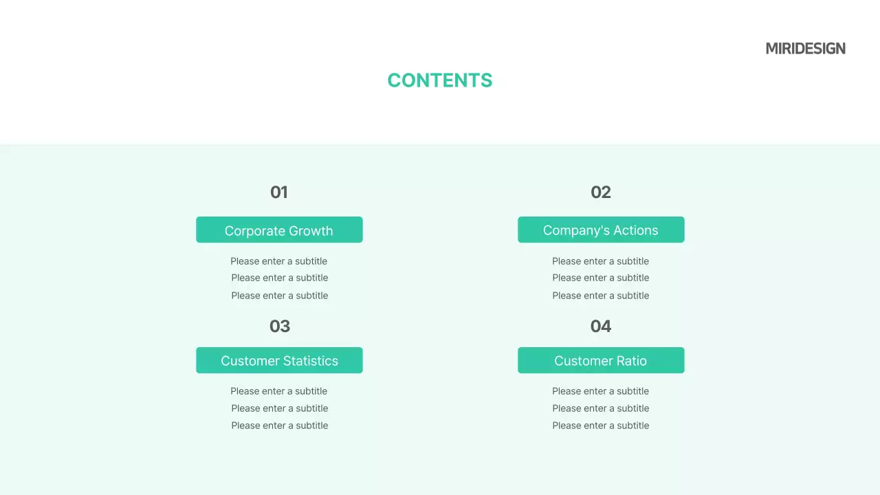 Green Minimal Business Presentation