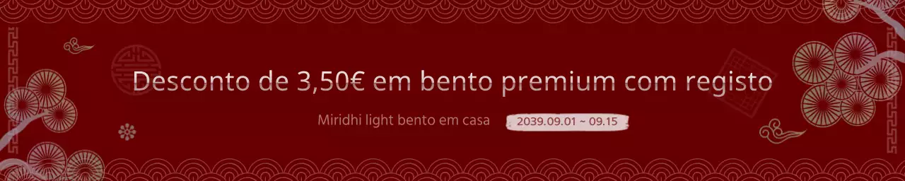 Lancheiras de conceito coreano vermelhas e brancas com desconto
