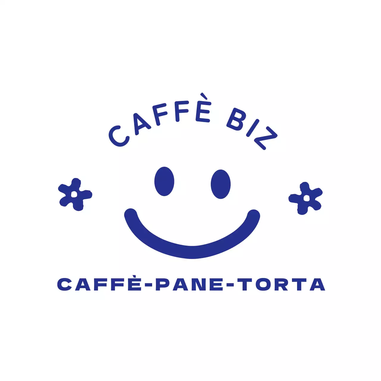 Una caffetteria semplice, di colore blu navy
